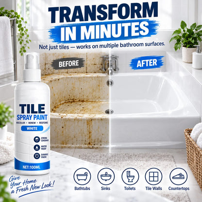 🎨 Tile Renewal Spray Paint | 100ml 3 Colors