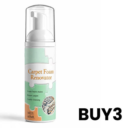 🔥BUY 1 GET 1 FREE 🫧 Waterless Carpet Foam Stain Remover – Lift, Wipe & Refresh