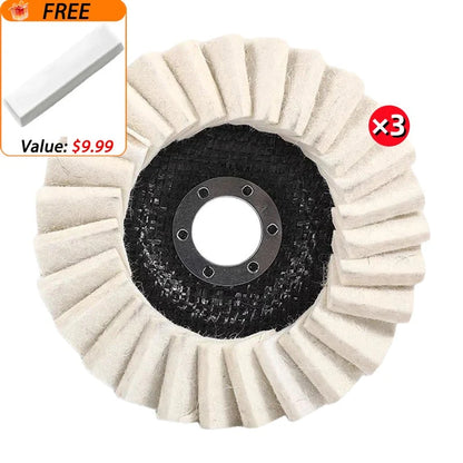 🔥Wool Felt Flap Discs Polishing Wheel
