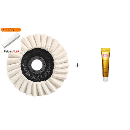 🔥Wool Felt Flap Discs Polishing Wheel