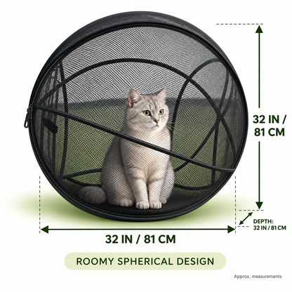🐱🌿 Freshair Cat Haven – Pop-up Mesh Playpen