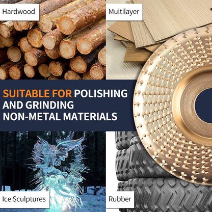 3PCS Wood Carving Disc Set