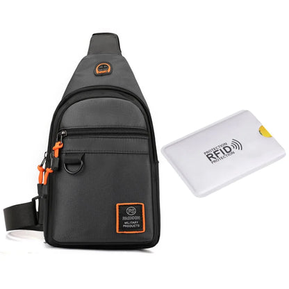 Waterproof Multi-pocket Crossbody Sling Bag