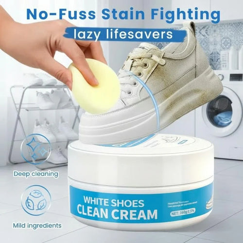 👟Multipurpose No-Wash White Shoe Cleaner Cream