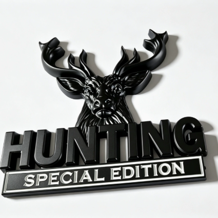 🦌 HUNTING Special Edition 3D Chrome Metal Car Emblem