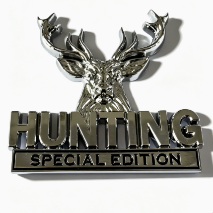 🦌 HUNTING Special Edition 3D Chrome Metal Car Emblem
