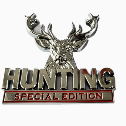 🦌 HUNTING Special Edition 3D Chrome Metal Car Emblem