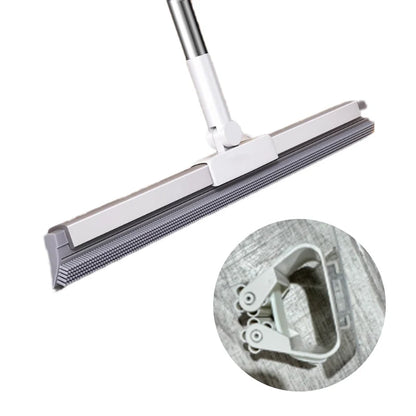 Sweep & Scrape Instantly! Double-Sided Silicone Multi-Purpose Broom