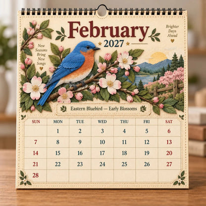 2027 Birds Of America Wall Calendar