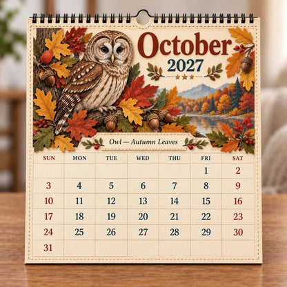 2027 Birds Of America Wall Calendar