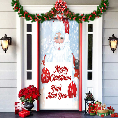 🎄🎅 Christmas Door Cover – Instant Holiday Cheer!