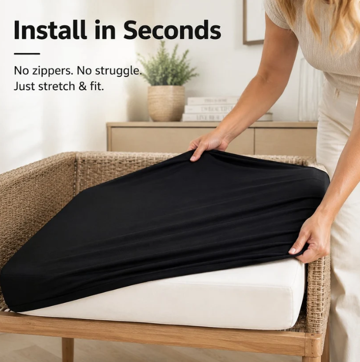 🪑 Stretch Sofa Cushion Covers Set (4 / 8 / 12 PCS)