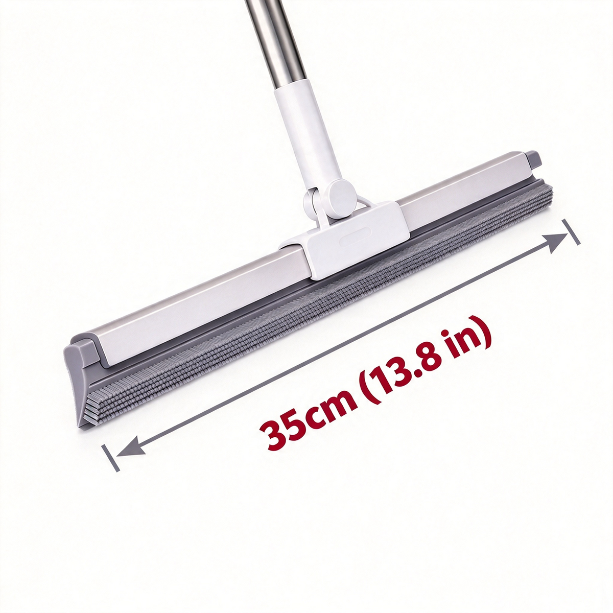 Sweep & Scrape Instantly! Double-Sided Silicone Multi-Purpose Broom