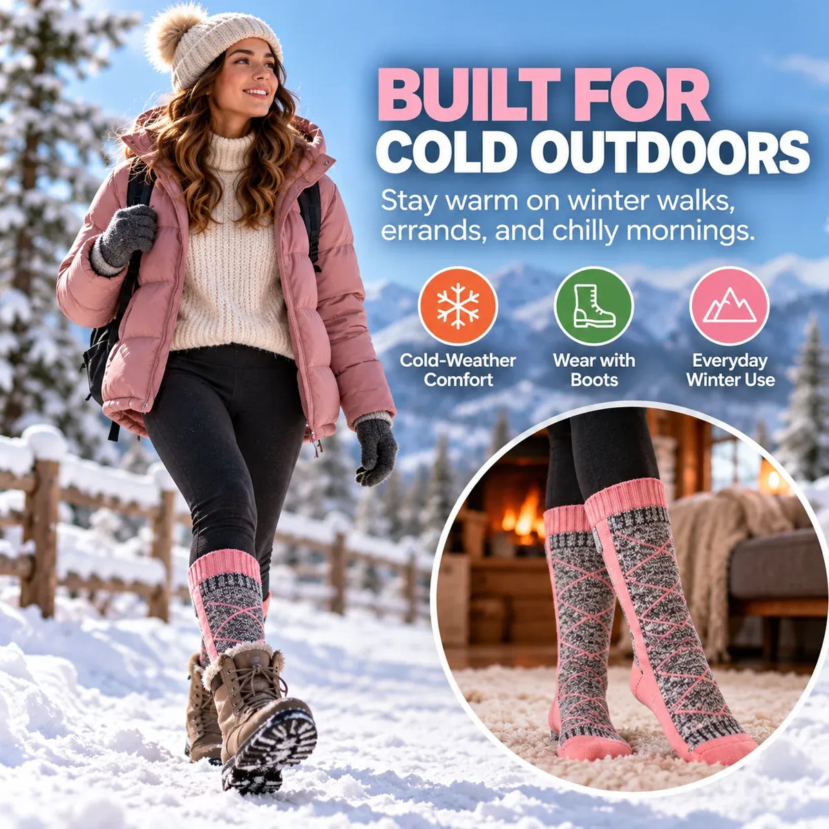 🔥 Rechargeable Heated Socks – Say Goodbye to Cold Feet in Minutes