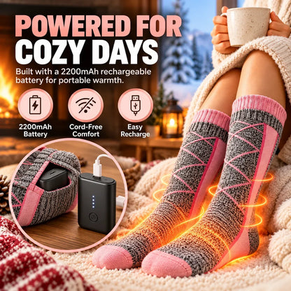 🔥 Rechargeable Heated Socks – Say Goodbye to Cold Feet in Minutes