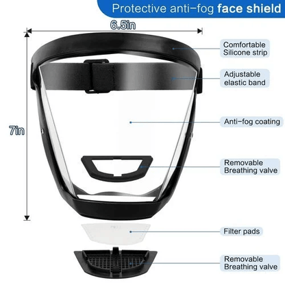 💕Anti-Fog Protective Full Face Shield🔥Buy 2 Get 10% Off