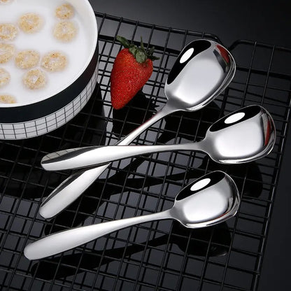 🔥🔥Square Head Stainless Steel Spoons
