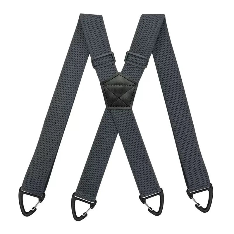 Limited time 50% off-Men's X-Back Suspenders with Hook Clips