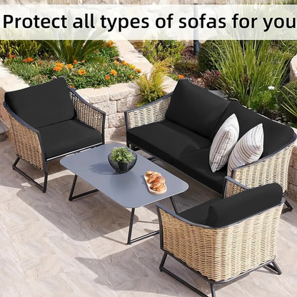 🪑 Stretch Sofa Cushion Covers Set (4 / 8 / 12 PCS)