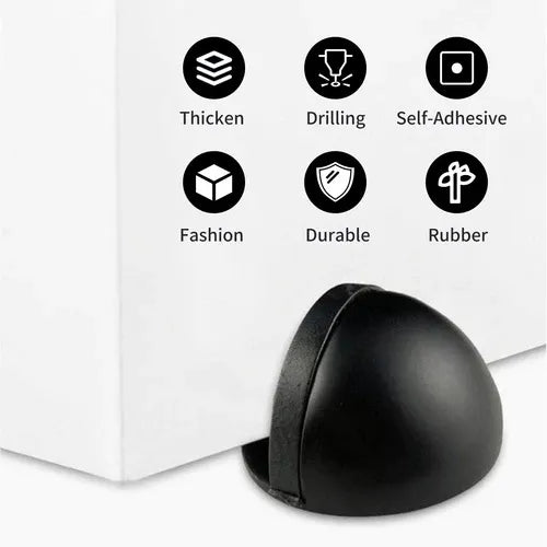 HOT SALE🔥Hidden Stainless Steel Rubber Dual-use Door Stopper Door Holders