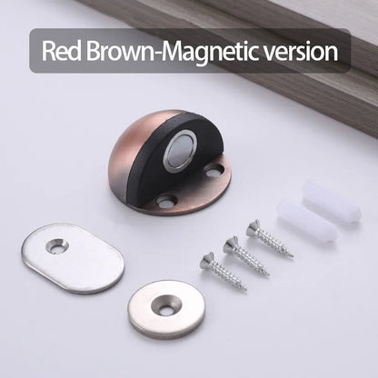 HOT SALE🔥Hidden Stainless Steel Rubber Dual-use Door Stopper Door Holders