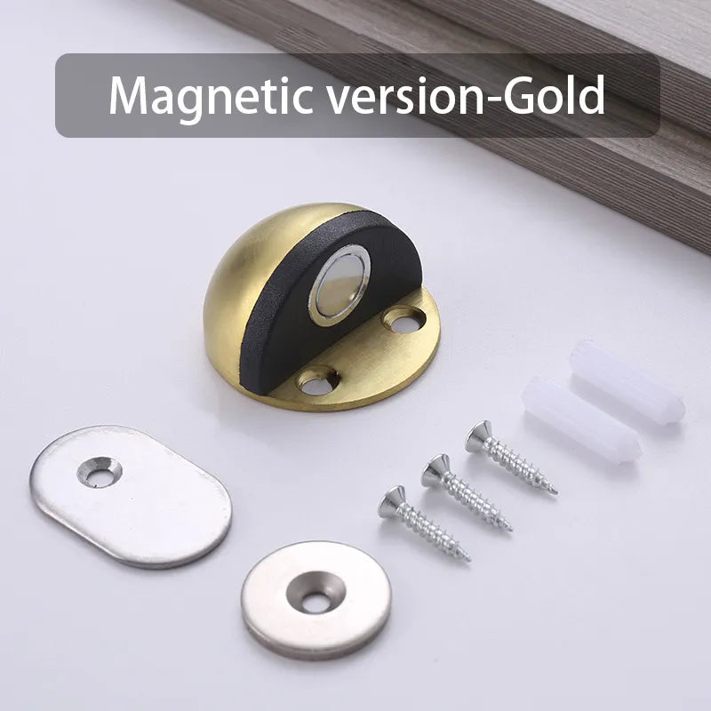 HOT SALE🔥Hidden Stainless Steel Rubber Dual-use Door Stopper Door Holders