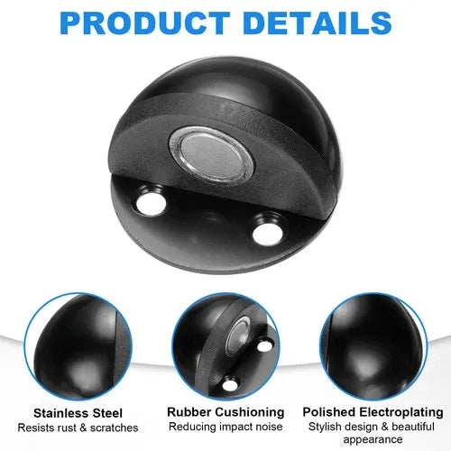 HOT SALE🔥Hidden Stainless Steel Rubber Dual-use Door Stopper Door Holders