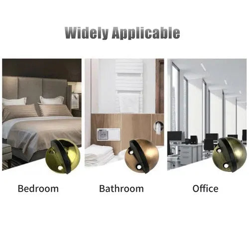 HOT SALE🔥Hidden Stainless Steel Rubber Dual-use Door Stopper Door Holders
