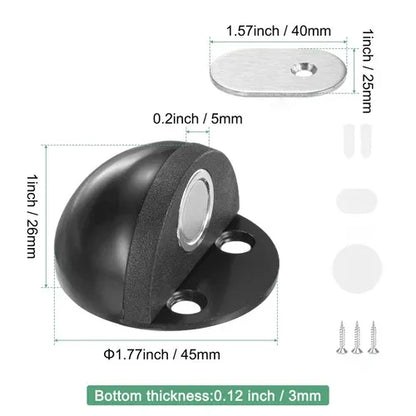 HOT SALE🔥Hidden Stainless Steel Rubber Dual-use Door Stopper Door Holders