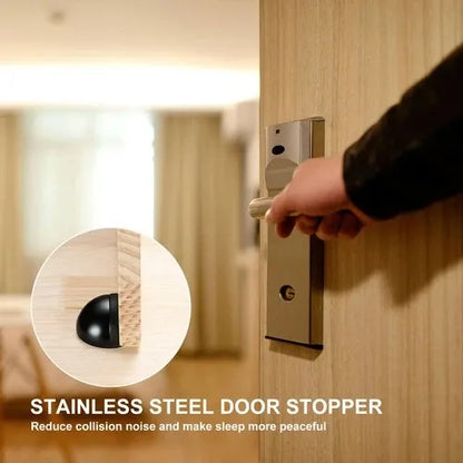 HOT SALE🔥Hidden Stainless Steel Rubber Dual-use Door Stopper Door Holders
