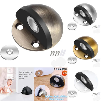 HOT SALE🔥Hidden Stainless Steel Rubber Dual-use Door Stopper Door Holders