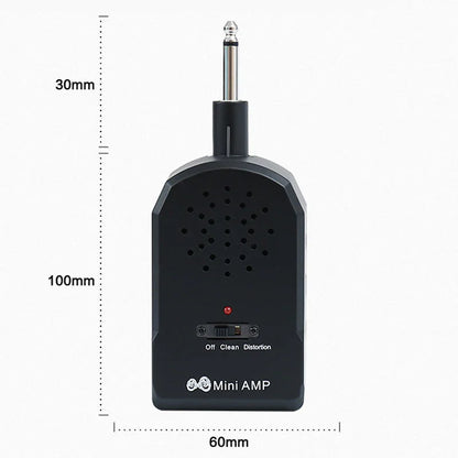 🔥 Mini Guitar Amp Pro 🎸 30W HD Sound 🔊20H Playtime 🔋Busking Ready 🌆
