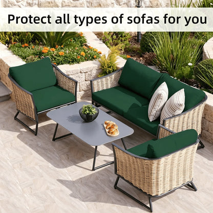 🪑 Stretch Sofa Cushion Covers Set