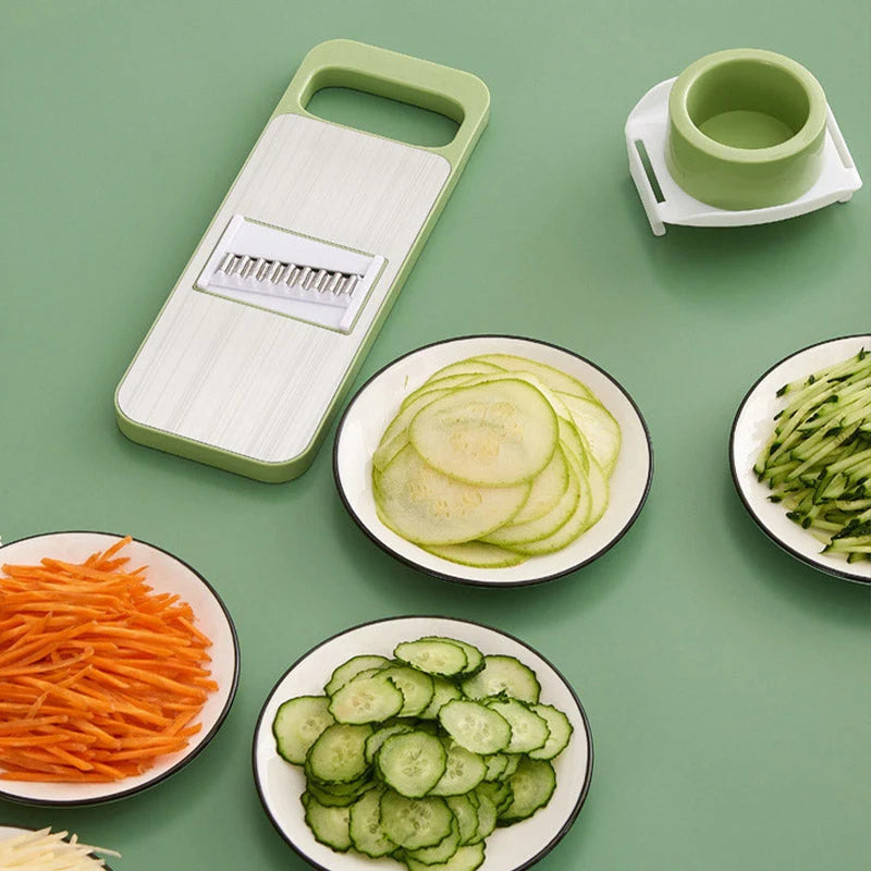 📢 50% OFF NOW! 🔪 Multifunctional Kitchen Chopper with Hand Guard – 5 Blades, Non-Slip Base & Quick Vegetables Chopping 🥕⚠️📦