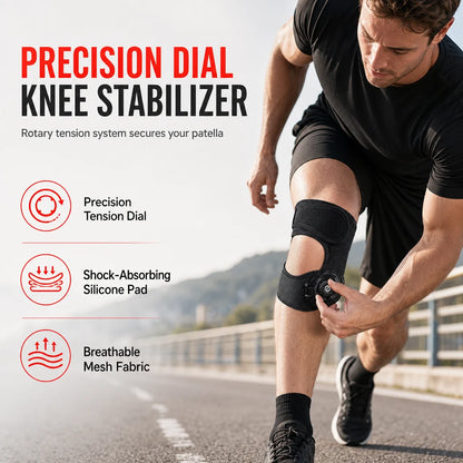 Adjustable Silicone Patella Stabilizer Strap
