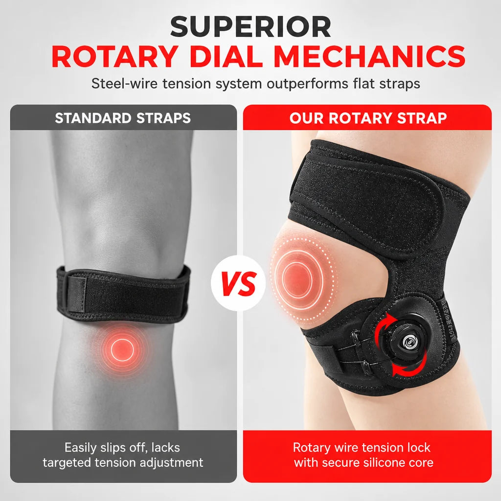 Adjustable Silicone Patella Stabilizer Strap