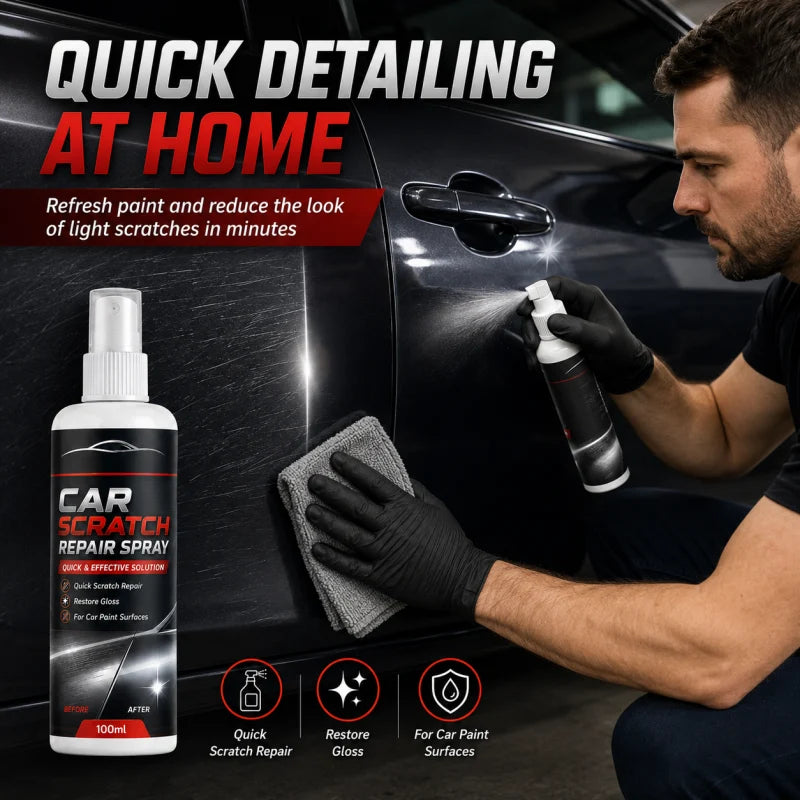 🥳2026 HOT SALE🥳💞50K+ SOLD!🚗✨ 50% OFF! Universal Car Scratch Repair Spray – Erases light scratches, swirl marks & scuffs fast. No body shop needed – restore your car’s gloss in minutes! 🛡️💨