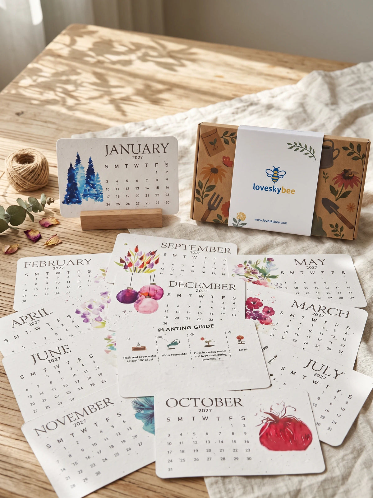 ✨🏆Early Holiday Sale 49% OFF🌱Eco-Friendly Plantable “Timeless” Seed Calendar 2027