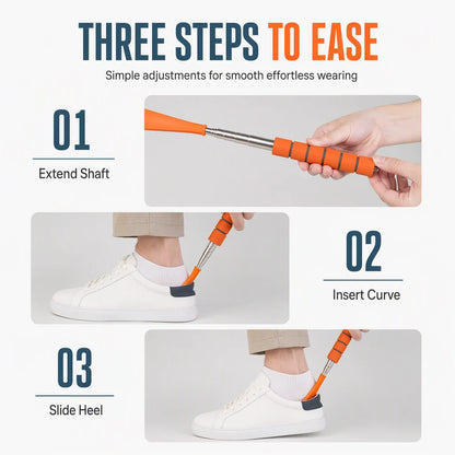 👞 Telescopic Long Shoe Horn | 70cm Reach