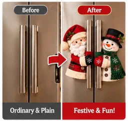 Christmas Snowman Door Handle Gloves