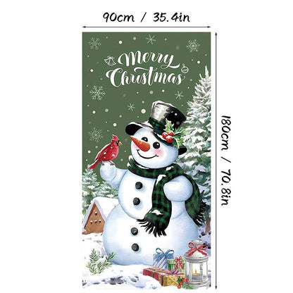 🎄Christmas Door Cover For Instant Holiday Decor✨
