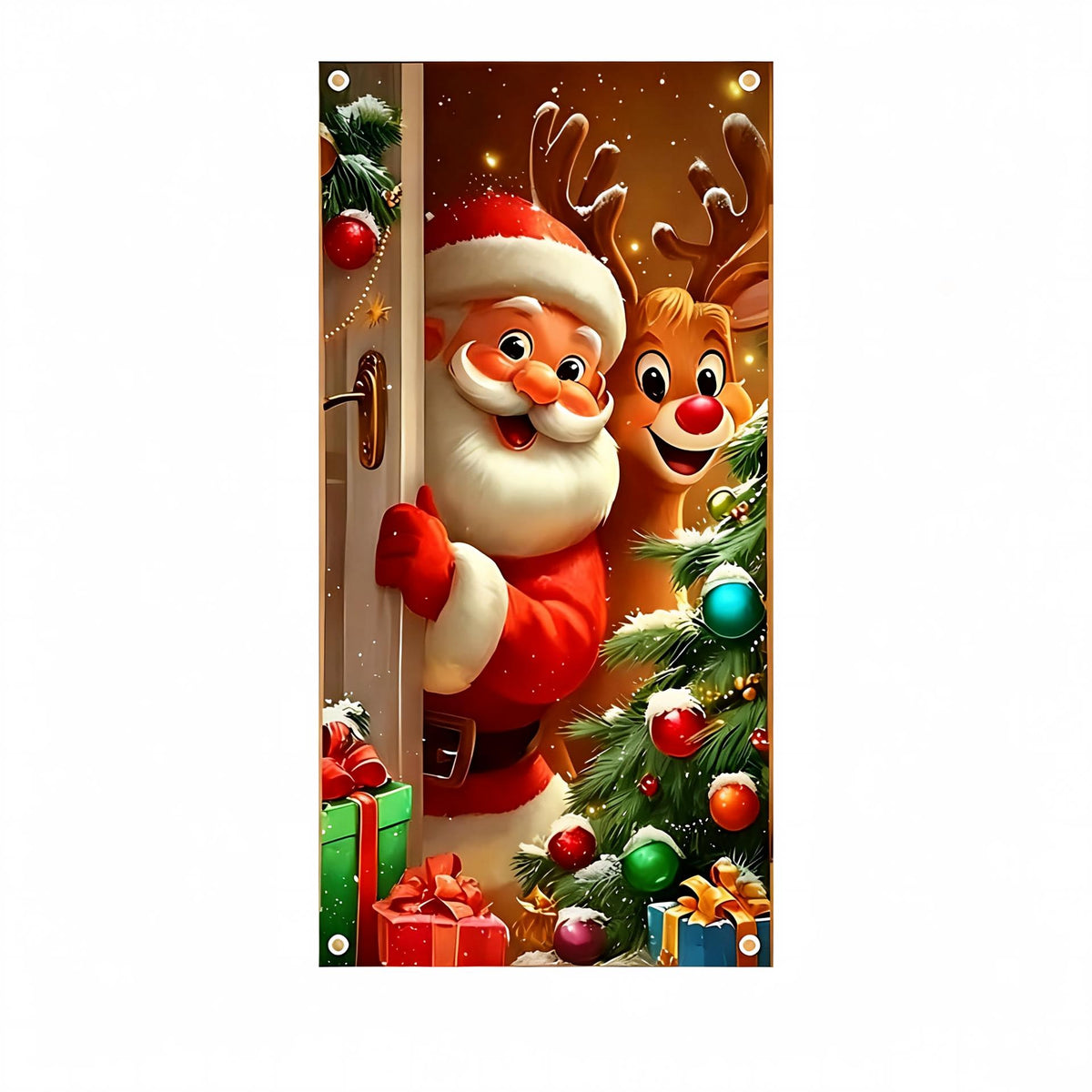 🎄Christmas Door Cover For Instant Holiday Decor✨