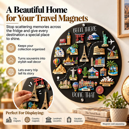 🌎✨travel Magnet Board - 💕every Magnet Has A Story. Every Journey Deserves A Place
