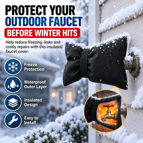 🔥Black Friday Deal❄️ Outdoor Faucet Cover | Winter Freeze Protection Insulated Spigot Protector