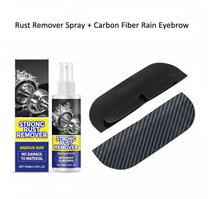 Powerful, multifunctional rust remover spray for cars – works on bumpers, exhaust pipes, and trim, effortlessly removing rust in minutes
