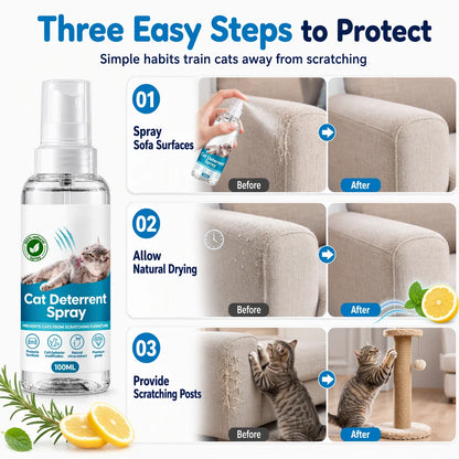 🐱buy 2 Get 1 Free + 50% Off! 🎁cat Scratch Deterrent Spray