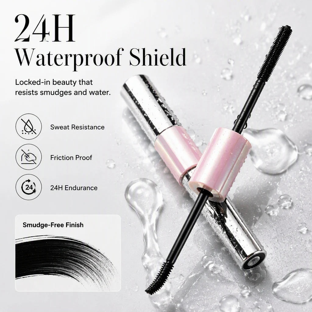 Double-ended Waterproof Volumizing Mascara