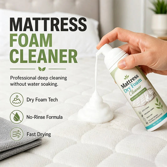🔥 Last Day 49% OFF – No-Rinse Mattress & Upholstery Foam Cleaner | Enzyme-Powered Deep Cleaning Solution 🛏️🧽