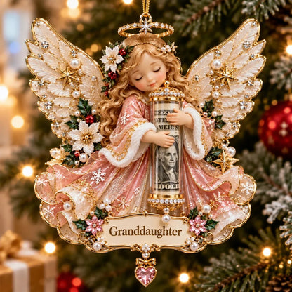 3D Angel Christmas Cash Gift Ornament – 6 Keepsake Designs