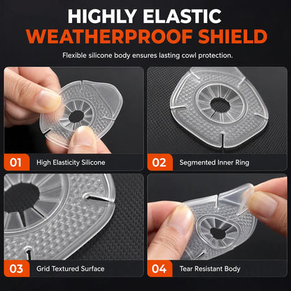 Car Windshield Arm Hole Dust Cover